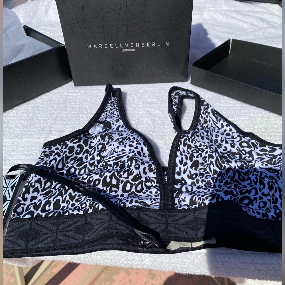 Marcell Von Berlin Tigger print bra